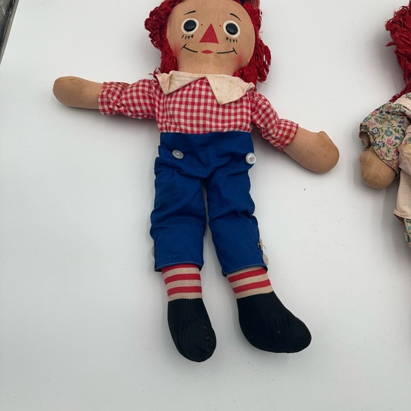 Vintage 1960’s Raggedy Anne And Andy Dolls By Knickerbocker. - Picture 7 of 9